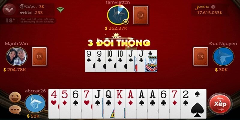 Tiến lên miền Nam Bet88 với luật chơi cơ bản